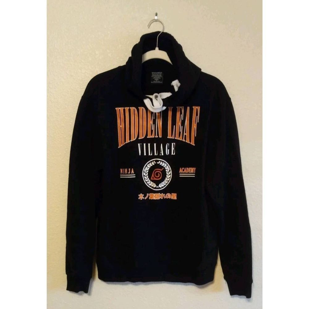 Naruto Shippuden Hidden Leaf Village Collegiate Hoodie - BoxLunch Exclusive Size